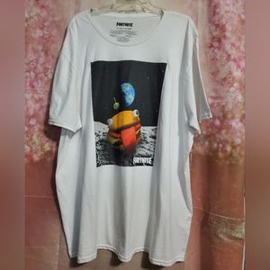 Fortnite mens short sleeve white tshirt 3X